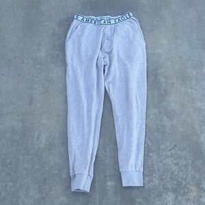american eagle outfitters aeo jogger lounge pants logo pajamas sweats sweatpants